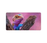 Lizard on The Branch, tappetino per mouse da gioco, grande, antiscivolo, per scrivania, lavoro, casa, 30 x 60 cm