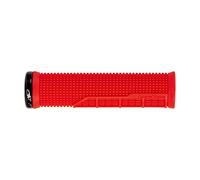 Lizard Skins Single Lock-on Machine Grips Rosso Red