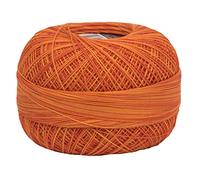 Lizbeth taglia 80 HH80 Lizbeth Cotton thread 184 YDS 10 grams, Orange Crush