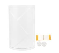 LIZEALUCKY Bathroom Corner Storage Shelf PP 2 Tier 360 Degree Rotating Bathroom Countertop Organizer Corner Storage Stand for Bedroom Bathrooms Storage (Bianca)