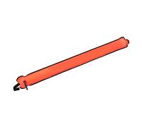 LIZEALUCKY Boa di segnalazione per superficie di immersione Boa di segnalazione di sicurezza di sicurezza per boa gonfiabile per immersione multiuso di tipo chiuso in nylon (Rossa)