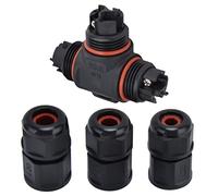 LIZEALUCKY Connettore impermeabile a 3 pin Terminale elettrico Terminale Quick Connect Adattatore 250V 16A TL20 per vari scenari esterni e industriali