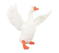 LIZEALUCKY Livestock Statue Soft Plastic Cute Simulated Farm Animal Sculpture for Garden Yard Outdoor Decoration (Duck)