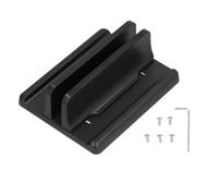 LIZEALUCKY Plastic Vertical Laptop Bracket Holder Plastic Dual Slots Computer Holder Compatible Stand Desktop Storage Shelf Laptop Base Accessories (single opening)