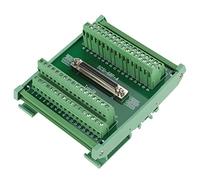 LIZEALUCKY SCSI68 Tipo DB a 68 pin Connettore femmina Modulo terminale Scheda breakout di alta qualità per installazione su guida DIN PLC 48V 1A 5mm