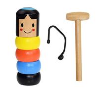 LIZEALUCKY Set di divertenti per giocattoli per uomo di legno infrangibile per trucchi magici ravvicinati, 1 set immortale trucchi per giocattoli da uomo in legno infrangibile