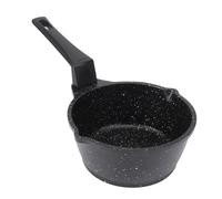 LIZEALUCKY Small Hot Oil Pan Maifan Stone Antistick Coating Deepening Easy Cleanup Butter Warmer Pot Home Breakfast Baby Food Cooking Aluminum Alloy Plastic Handle (A1)