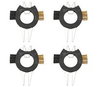 LIZEALUCKY Spazzola per Attrezzi da Golf Divot Spazzola per Riparazione Forcella Multifunzionale 5 in 1 Spazzola in Nylon in Ottone 4 Pezzi Apribottiglie per forchetta da Golf Leggera
