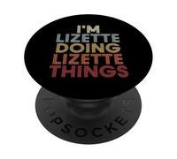 Lizette Name Lizette Personalized Name First Given PopSockets PopGrip Adesivo