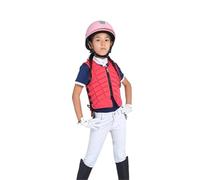 LIZHAYG Gilet da Equitazione Armatura equestre Attrezzatura da Equitazione Gilet Protettivo Abbigliamento da Cavaliere for Adulti e Bambini Leggero Traspirante for Tutte Le Stagioni(Pink,M)