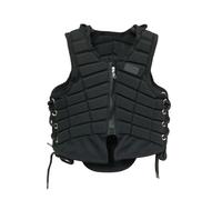 LIZHAYG Gilet da Equitazione Armatura equestre Attrezzatura da Equitazione Gilet Protettivo Abbigliamento da Cavaliere for Adulti e Bambini Leggero Traspirante for Tutte Le Stagioni(Black,XXL)