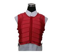 LIZHAYG Gilet da Equitazione Gilet Protettivo for Equitazione for Donne Adulte, Spesso 1,5 cm, Gilet equestre for Uomo, Armatura equina, Accessori for la Protezione del Cavallo da Equitazione(Red,M)