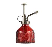 LIZHAYG Spruzzino Nebulizzatore Spruzzatori d'acqua a pressione manuale vintage a forma di zucca for piante e fiori, piccola bottiglia spray in vetro, articoli da giardino(Light green)