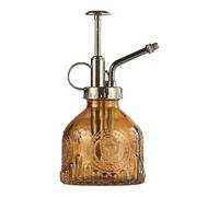 LIZHAYG Spruzzino Nebulizzatore Spruzzatori d'acqua a pressione manuale vintage a forma di zucca for piante e fiori, piccola bottiglia spray in vetro, articoli da giardino(Burgundy)