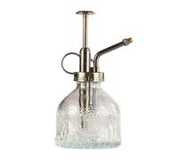 LIZHAYG Spruzzino Nebulizzatore Spruzzatori d'acqua a pressione manuale vintage a forma di zucca for piante e fiori, piccola bottiglia spray in vetro, articoli da giardino(Lavender)