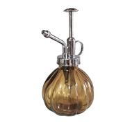LIZHAYG Spruzzino Nebulizzatore Spruzzatori d'acqua a pressione manuale vintage a forma di zucca for piante e fiori, piccola bottiglia spray in vetro, articoli da giardino(Brown)