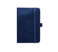 LIZHAYG Taccuino Tascabile Quaderno Portatile Formato A6, Copertina In Similpelle Con Cinturini, Blocco Note For Studenti, Blocco Note For Registro Manuale, 96 Fogli, 192 Pagine/libro(Blue)