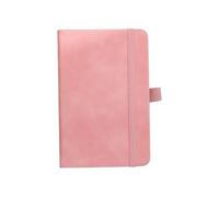 LIZHAYG Taccuino Tascabile Quaderno Portatile Formato A6, Copertina In Similpelle Con Cinturini, Blocco Note For Studenti, Blocco Note For Registro Manuale, 96 Fogli, 192 Pagine/libro(Pink)