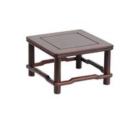 Lizhuzhuzs28 Casa Espositore for fioriera Quadrata, for teiera, Base in Legno for Bonsai, Ornamento for la casa Base Decorativa(Grande)