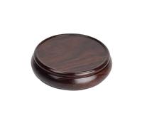 Lizhuzhuzs28 Casa Supporto Circolare for Bonsai, Vaso teiera con Base in Ebano, Decorazione for Ufficio Domestico Base Decorativa(Grande)