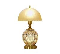 Lizhuzhuzs28 Comodino Lampada da Tavolo Camera da Letto da Comodino Lampada da Comodino compimento Design ceramico Tradizionale lampade da Comodino