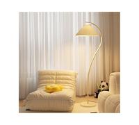 Lizhuzhuzs28 Lighting Piantana Lampada da Terra Bianca for Soggiorno, Camera da Letto Minimalista, Comodino, Lampada da Tavolo Verticale, Luce a Tre Colori cangianti con Paralume Lampade da Terra