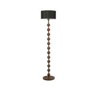 Lizhuzhuzs28 Lighting Piantana Lampada da Terra Decorativa for Soggiorno, Camera da Letto, Paralume in Tessuto Nero, Lampada da Tavolo Verticale, Tre Colori di Luce cangianti Lampade da Terra