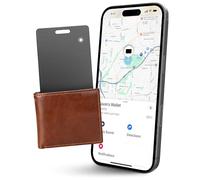 Lizoak Airtag Card Certificato MFi Bluetooth Wallet Tracker compatibile con Apple Dove è? APP(solo iOS), IP68 impermeabile, blocco RFID, per portafoglio, valigia, passaporto, 1 confezione