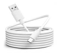 Lizoak Cavo USB C da 5 m per Xiaomi Mi Wireless Outdoor Security Camera 1080P, da USB A a USB C, cavo di alimentazione per Xiaomi Mi Camera 2K Magnetic Mount EZVIZ C6c CB3, telecamera di sicurezza con