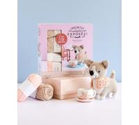 Lizzy le corgi et son cadre déco !: Avec 4 pelotes, 1 crochet, 1 aiguille et du fil à broder, de la ouate de rembourrage