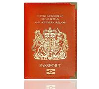 Lizzy, Porta passaporto, formato UK ed europeo, in PU red