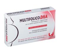 LJ Pharma Multifolico DHA Integratore Alimentare, 60 Capsule