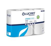Pacco 6 rotoli Carta Igienica 300 strappi Strong 6 Lucart