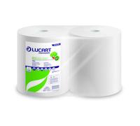 Bobina Asciugatutto 800 strappi 296 Mt microgoffrata Eco 800 Joint Lucart (2 Pz)