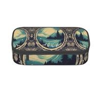 LJABCVNN Astuccio multifunzione con stampa "Not All Who Wander are Lost 1", per articoli di cancelleria, per uomini e donne