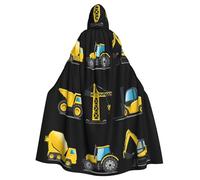LJABCVNN Mantello con cappuccio unisex per adulti, per cosplay, feste, palcoscenico, balli in costume