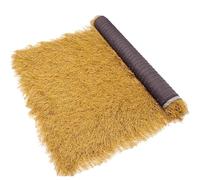 LJBD Rotolo di Paglia di Palma Sintetica Ignifuga Tetti di Paglia Artificiale Tiki Hut Palapa Copertura per Giardino Patio Terrazza Ombrelloni Decorazioni(Size:1 * 10m(3.2 * 32ft),Color:Giallo)