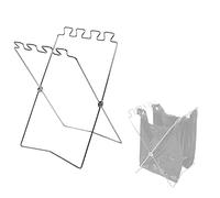 LJBOZ Supporto Sacco della Spazzatura, Acciaio Inossidabile Porta Sacco della Spazzatura, Pieghevole Portarifiuti Differenziata Portasacco, Autoportante Portasacchetto Dell'Immondizia