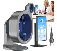 LJCSSD Dispositivo di analisi della Pelle con intelligenza Artificiale per Viso e Cuoio capelluto: rilevamento Multi-Luce per Acne, invecchiamento, pigmentazione, sensibilità X5Pro-15.6inches