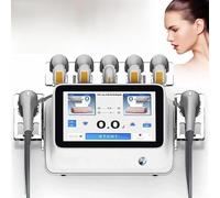 LJCSSD Macchina per la Bellezza del Viso 7D HIFU, Dimagrimento corporeo ad Alta intensità, rassoda Le Linee di Espressione, ringiovanisce la Pelle e snellisce. 2 Manici con 7 cartucce