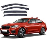 LJCXZS Auto Deflettori Aria per BMW X4 G02 2019-2024,Deflettori Auto Antivento Antipioggia Anteriori Posteriori Laterali Finestre Visiera Parasole Auto Laterale Finestrino Accessories