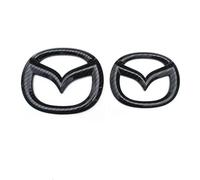 LJCXZS Auto Stemmi Logo Decorazioni per Mazda CX-30 2019-2024,ABS Stemma Logo Cofano Anteriore e Posteriore Distintivo Sticker Autoadesive Decorazioni Accessori Interior