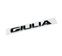 LJCXZS Lettere Stemma per Alfa Romeo Giulia 2022 2023 2024 2025,Lettere Adesivo Emblema Logo Bagagliaio Posteriore Ricambio Distintivo ABS Accessori Decorazione Styling Auto,Black