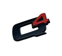 LJCXZS Lettere Stemma per Alfa Romeo Mito 2016 2017 2018,Lettere Adesivo Emblema Logo Bagagliaio Posteriore Ricambio Distintivo ABS Accessori Decorazione Styling Auto,Black-Q4