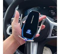 LJCXZS Supporto Telefono Auto Ricarica Wireless Rapida per Volvo XC40 2020-2023,Materiale in Lega ABS Caricatore Wireless Auto 15W a Scatto Porta Cellulare Auto Accessori per Auto Regali di Moda,B