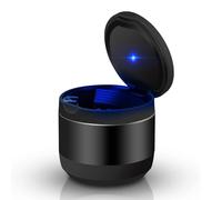 LJDMNHUJA Posacenere Auto per Porsche Taycan,con Indicatore Luce LED Blu Posacenere Rimovibile Portatile Portacenere Autoestinguente Accessori Interni,A-Short