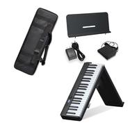 LJERFSW Tastiera Digitale per Principianti Principianti 88 Tasti Pieghevole Pianoforte Multifunzionale Digitale Pianoforte Tastiera Elettronica Portatile