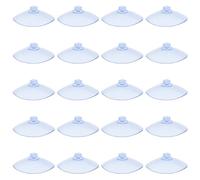 LJFEA 20 ventose trasparenti, ventose in plastica PVC senza ganci, ventose robuste, adatte per finestre, pannelli di vetro, piastrelle, decorazione di auto, cucine, bagni, luci, armadietti (35 mm).