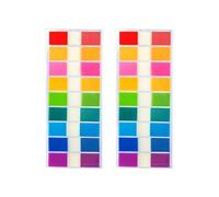 LJFEA 400 Pezzi Segnapagina, Segnalibri, Segnapagina Plastificati, Colorati, Segna Pagina Adesivi, Sticky Notes, Linguette per Leggere/Contrassegnare/Studi