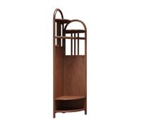 LJHFG63KUYT Autoportante Appendiabiti ad angolo in legno massello Appendiabiti ad angolo for camera da letto da pavimento Nuovo appendiabiti semplice in stile cinese for soggiorno per ufficio(Walnut)
